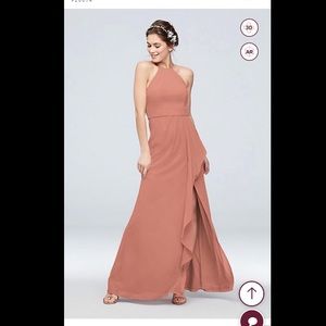 David’s Bridal Long Bridesmaids Dress